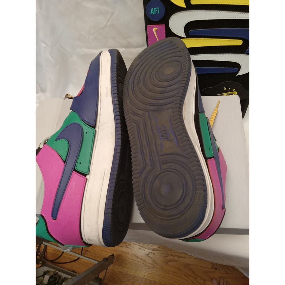 Nike Air Force 1/1 Mens Size 13 DB2576-001 Black Multi-Color IN BOX - Picture 6 of 7
